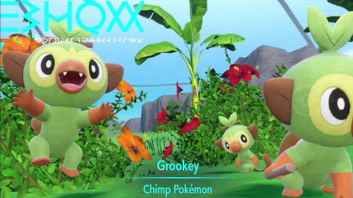 Grookey in the Indigo Disc DLC